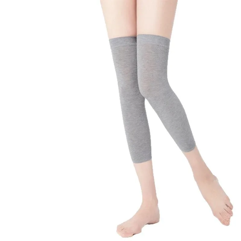 وسادات ركبة قطنية رفيعة ملونة لدفء تكييف الهواء للربيع والصيف، وسادات رفيعة قابلة للتمدد ومسامية للركبة