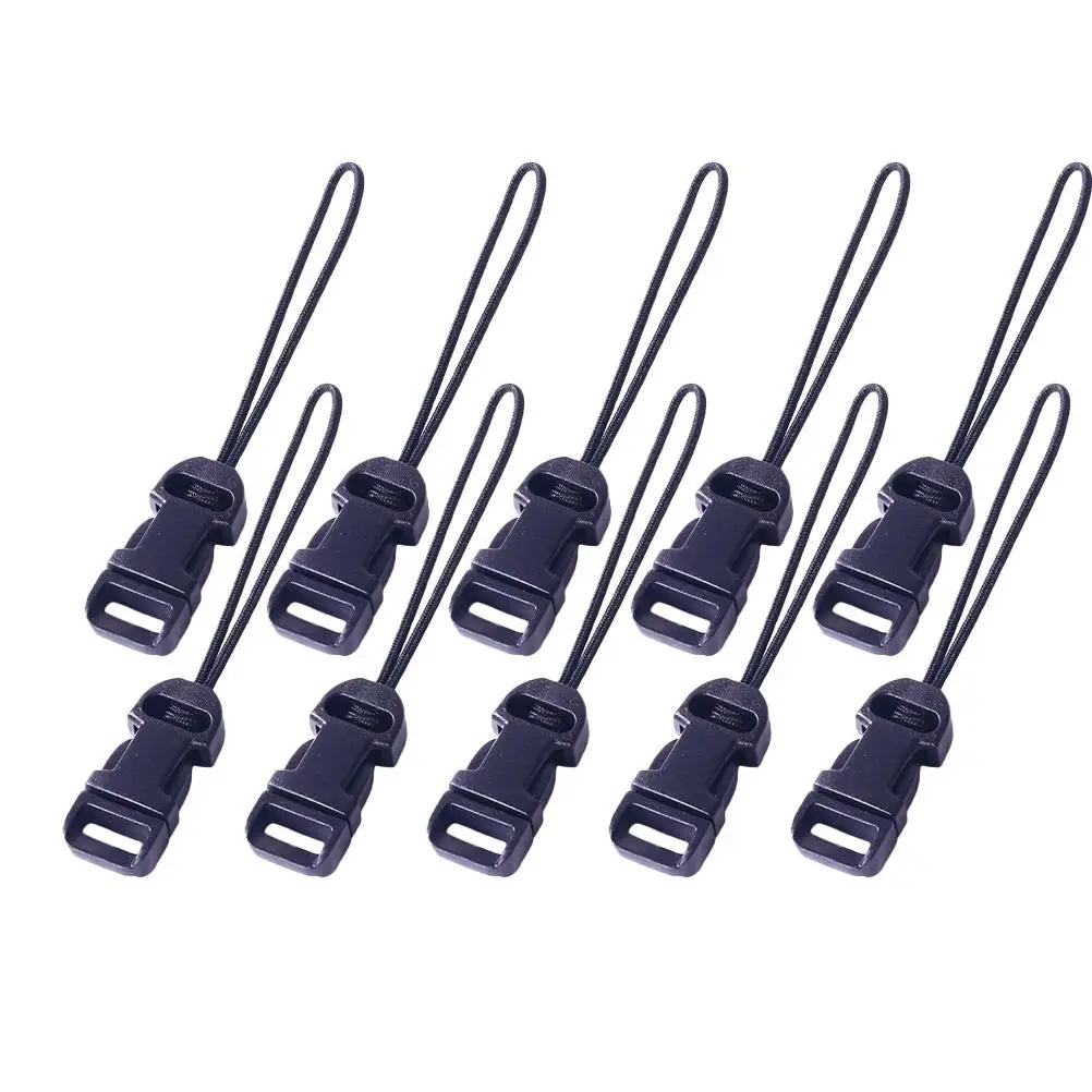 

10pcs Camera Strap Buckle Set Quick Release QD Loop Adapter Black Abs Hooks Compatible 11mm Straps DSLR Mirrorless Cameras