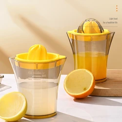 1pcs Lemon Squeezer Manual Citrus Juicer With Measuring Cup 600Ml And Cover Lemon Squeezer Juicer Lime Squeezer Bar Tools
