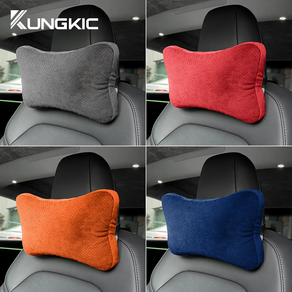 

Universal for Tesla Model 3 Y S X Highland 2024 Car Seat Headrest Neck Pillow Soft Comfort Memory Cushion Accessories