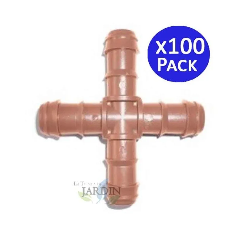 Pack 100 Brown 16mm drip crosses