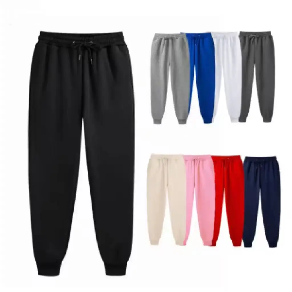 

Men's Sweatpants Spring Autumn Fleece Pants Sport Long Pants Casual Drawstring Pockets Trousers Oversize Sweatpants For Men