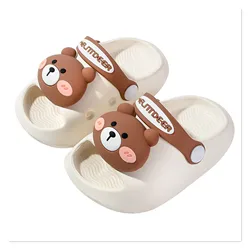 Children's slippers indoor summer boy baby men and women's home sandals, soft soles, lightweight children's hole shoes wholesale