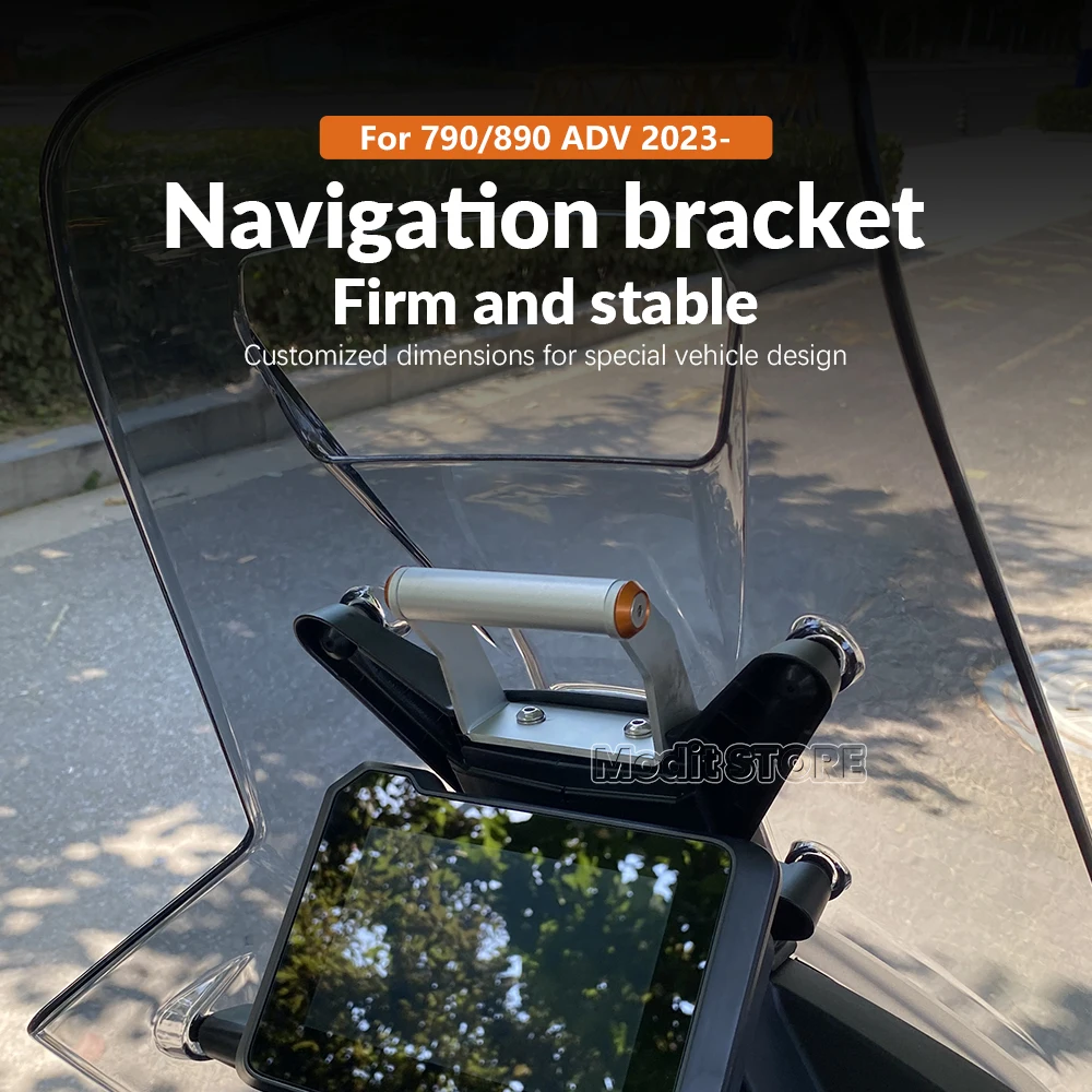 Motorcycle Navigation Bracket GPS Phone holder For 790 890 Adventure ADV R 890 ADVENTURE Adv R 2023 2024 Accessories