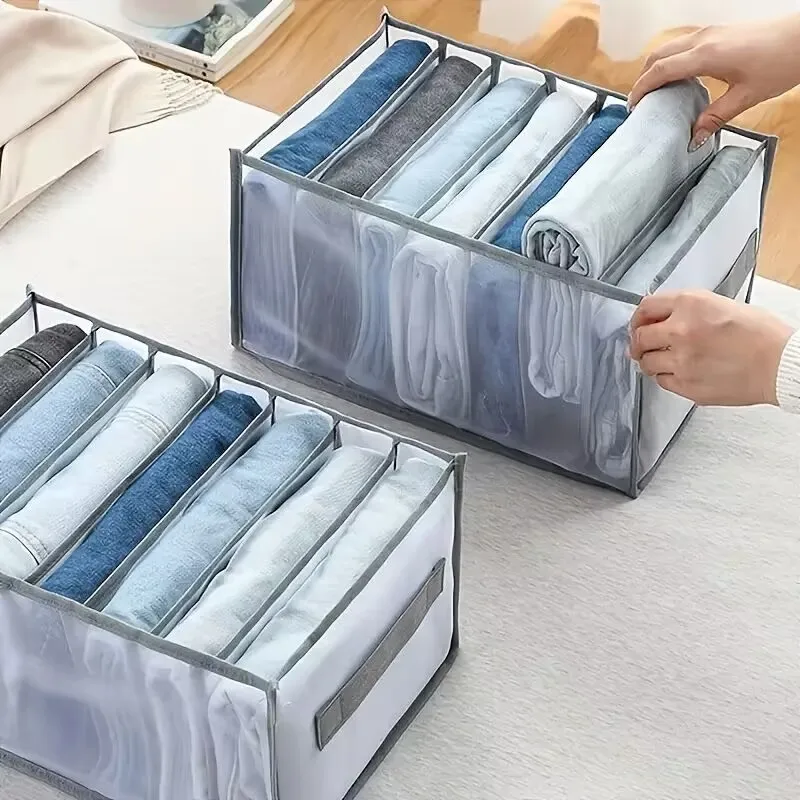Jeans Organization Storage Box Closet Organizer Clothing Organization System Drawer Organizers Cabinet Pants Storage Organizer
