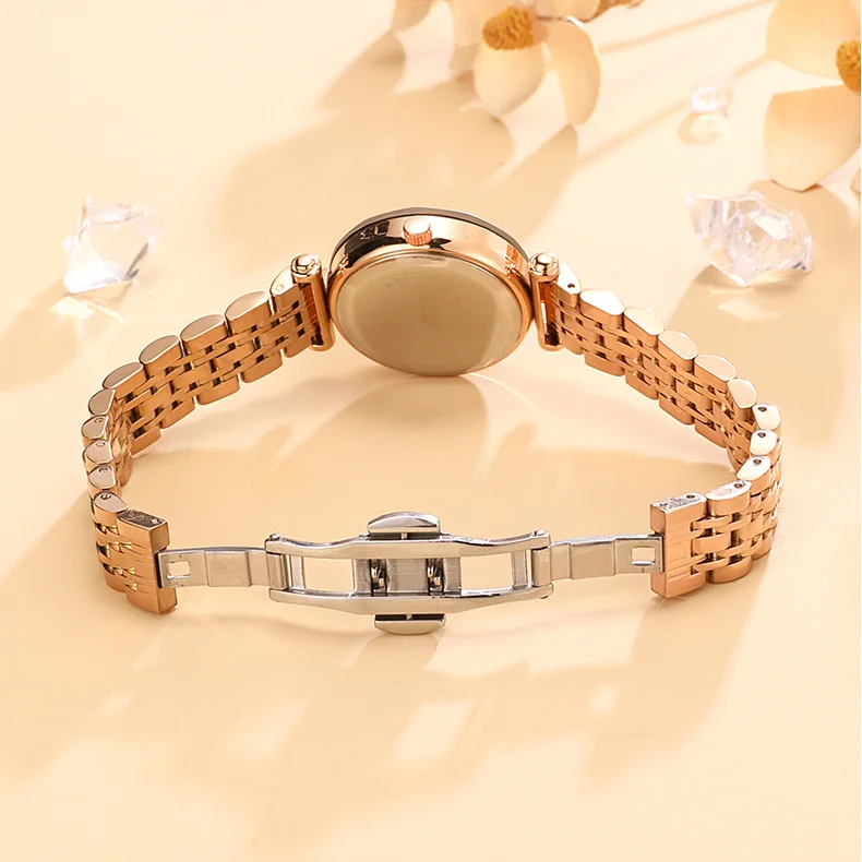2025 Ultra Thin Fashion Ladies Quartz Watch Women Luxury Brand Female Steel Wristwatch Elegant Design Relogio Feminino