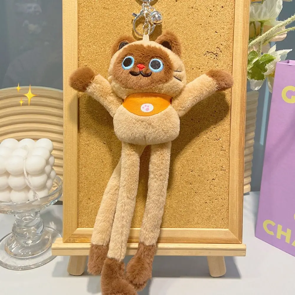 

Soft Cat Plush Doll Keychain Cute Cartoon Plush Cat Pendant Animal Cat Creative Animal Keychain Girl Birthday Gift