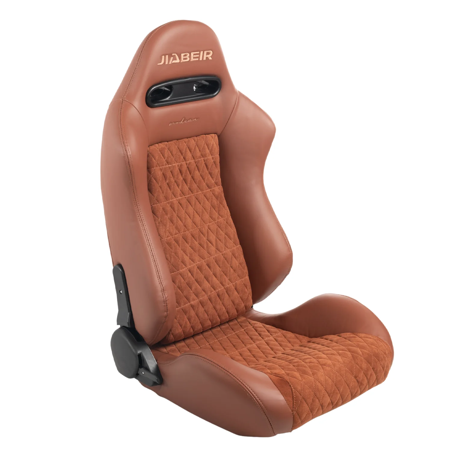1098 Brown Universal Vehicle Slider Simulator Gaming Station Adjustable Sim Bucket Racing Seats