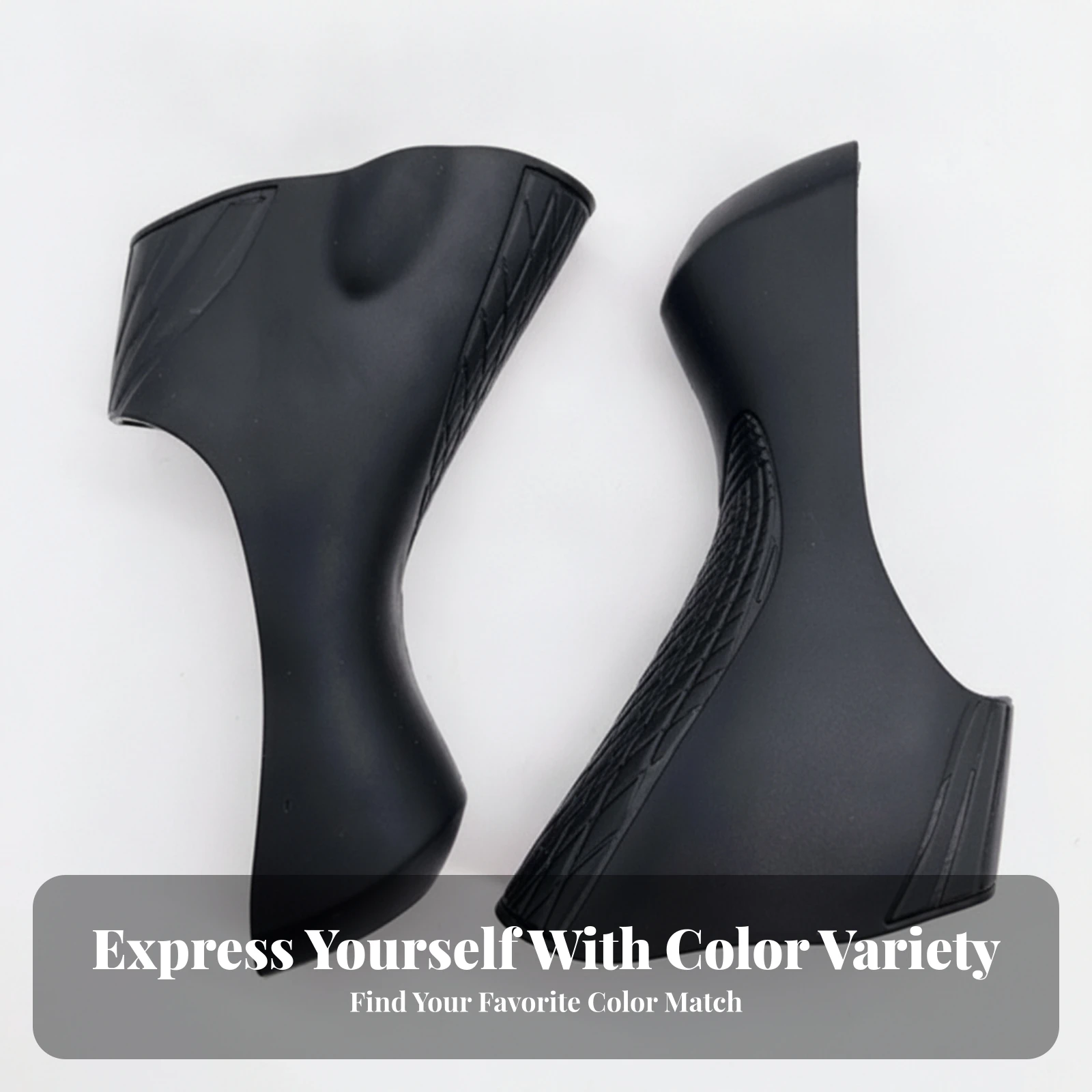 2 Pieces Brake Lever Hood Cover Textured Grip Road Bike Lever Hood Gear Gear Cover