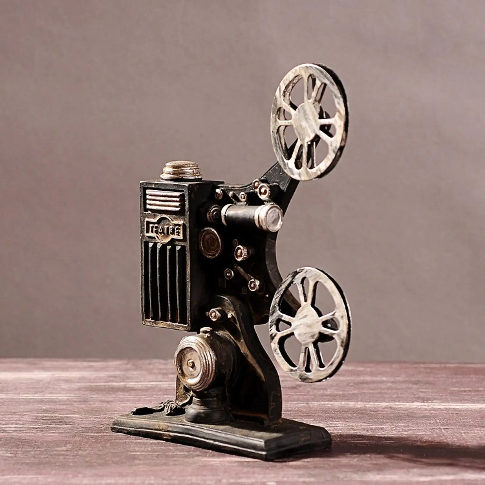 Estatueta de estatueta modelo de projetor de filme para sala de hóspedes de mesa interna