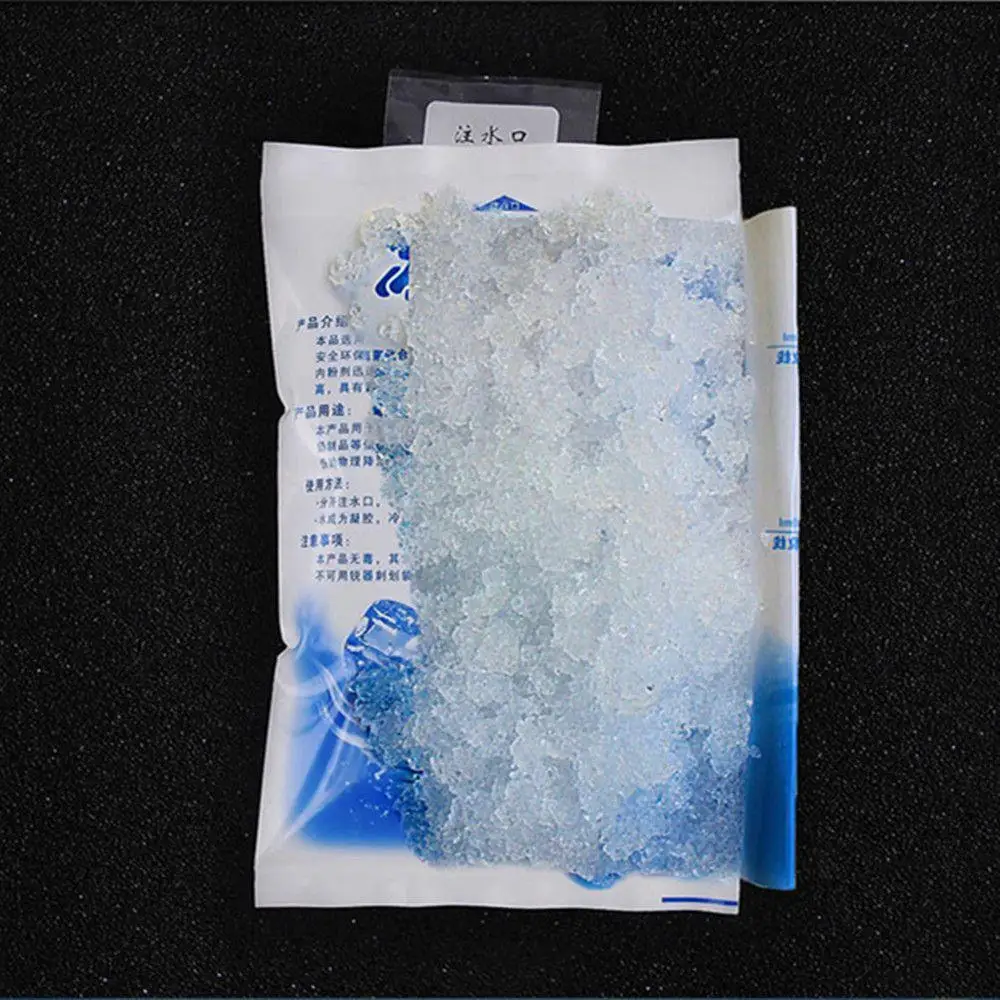 Absorbent Ice Packs Reusable Self-priming Ice Icing Packs Cold Compressed Beverages Chilled Food Preservation Gel Dry Ice Packs