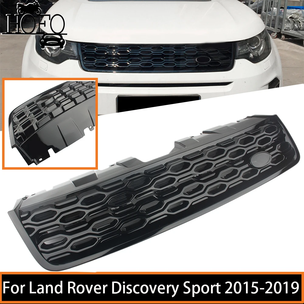 

For 2015-2019 Land Rover Discovery Sport Car Front Bumper Grille Honeycomb Grills Mesh Grill Car Accessories