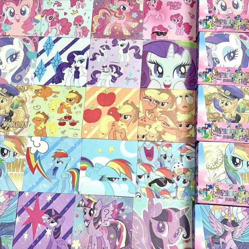 New Kawaii My Little Pony Message Paper Hand Account Materials Ins Student Anime Origami Birthday Gift Girlfriend Gift Girl Toy