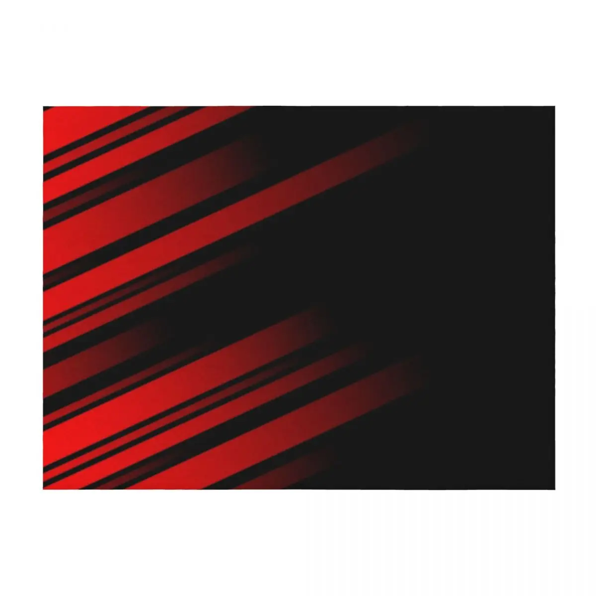 

Red and Black Stripes Minimal Design Throw Blanket Sleeping Bag Heavy Decorative Sofas Blankets