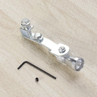 Aluminum Alloy Car Sound Whistle Size S Tailpipe Exhaust Simulator Easy Install Valve Blow-Off Vehicle Sound Simulator