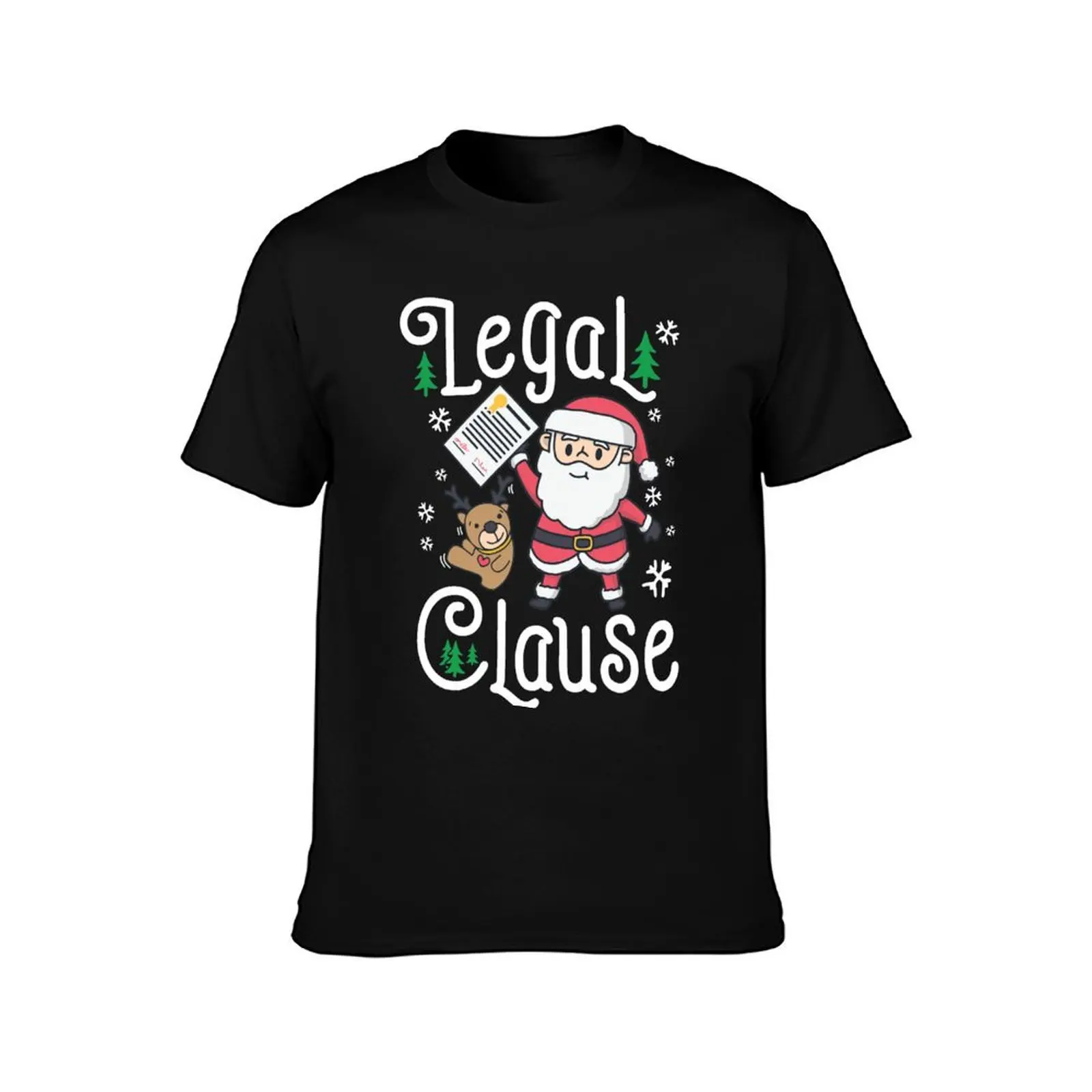 Legal Clause Funny Attorney Christmas T-Shirt Lightweight Gym Training T-Shirt