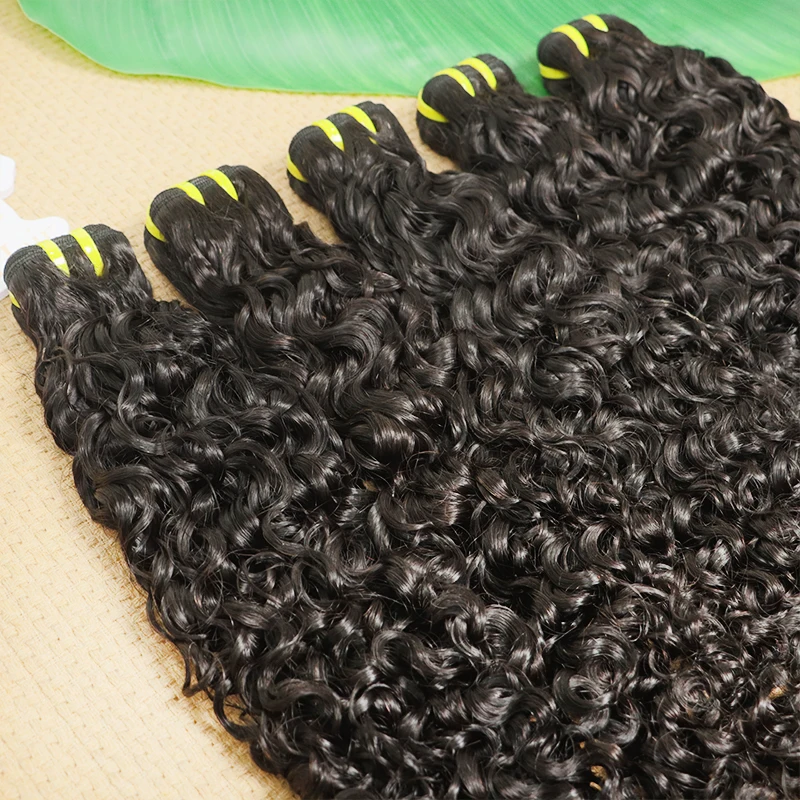 15A 미가공 버마산 생처녀 곱슬머리 묶음 특가 베트남산 인모 묶음 풀 익스텐션 탄력있는 픽시 곱슬 생모