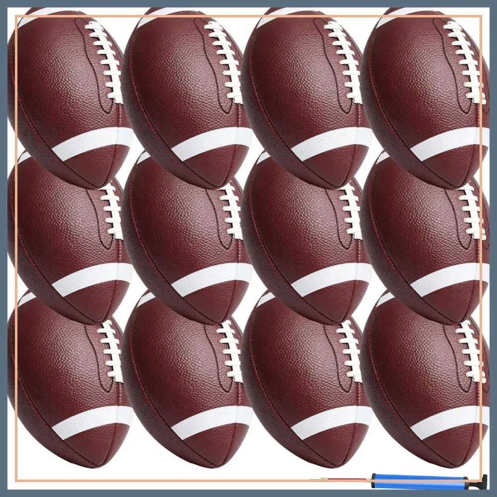 

Regulation Size American Football, Inflatable with Pump, Composite Leather for Youth, Junior, Adult