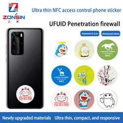 5 pz/lotto UFUID Tag One-time UID blocco modificabile 0 adesivi RFID scrivibili 13.56Mhz per etichetta Token del telefono copia Clone