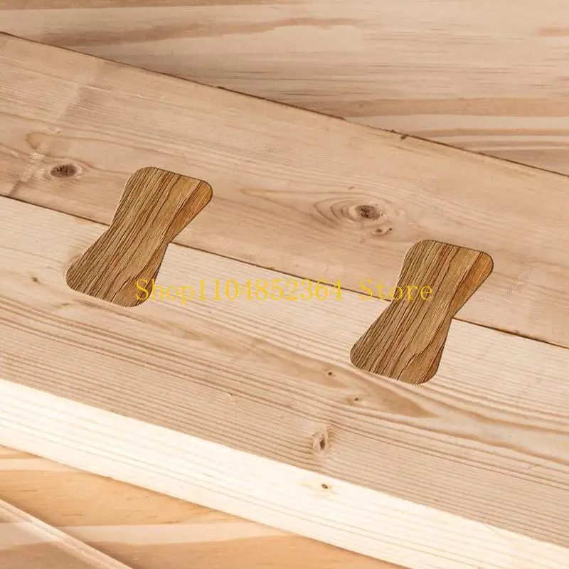 652F para plantilla incrustación mariposa, pajarita carpintería para llave, pajarita madera, incrustaciones y