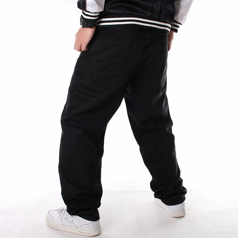 Fall/winter plus size casual jeans 8XL 7XL 6XLfashion new men's skateboard pants street trend loose and fatten up hip-hop jeans.