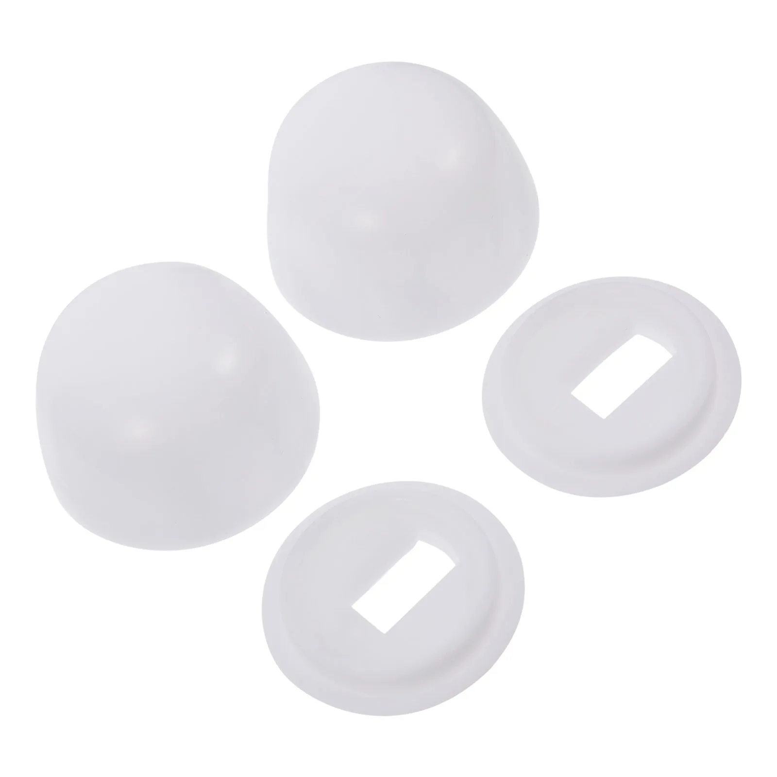 2Pair Universal Toilet Bolt Cover Durable Easy Install Conceal Fasteners Plastic Accessories Bolt Cap Plastic Accessories