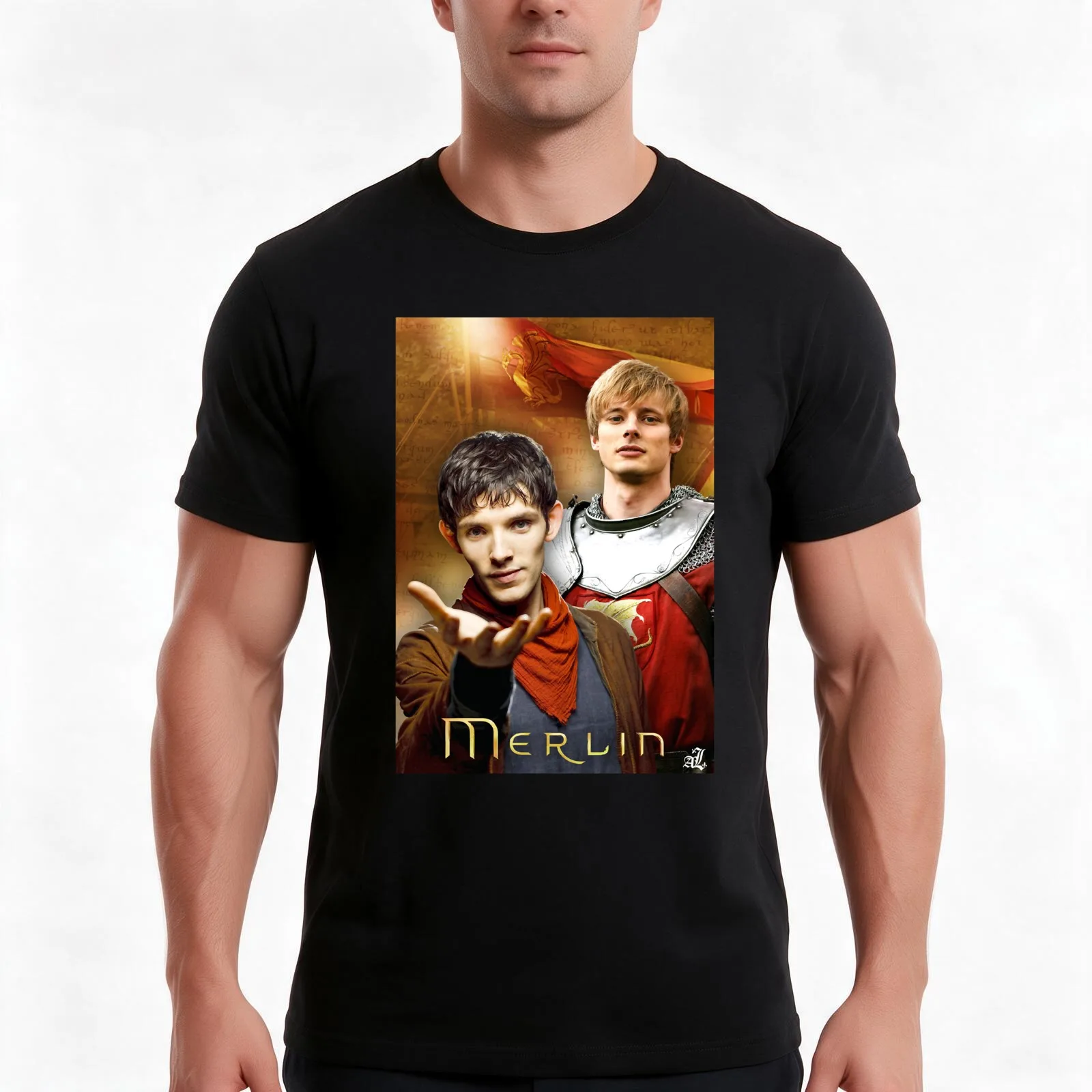 Nice Keepsake Bbc Merlin Gifts For Everyone T-Shirt Summer Casual Cotton Tee Oversized Streetwear Tops Vintage Graphic Print