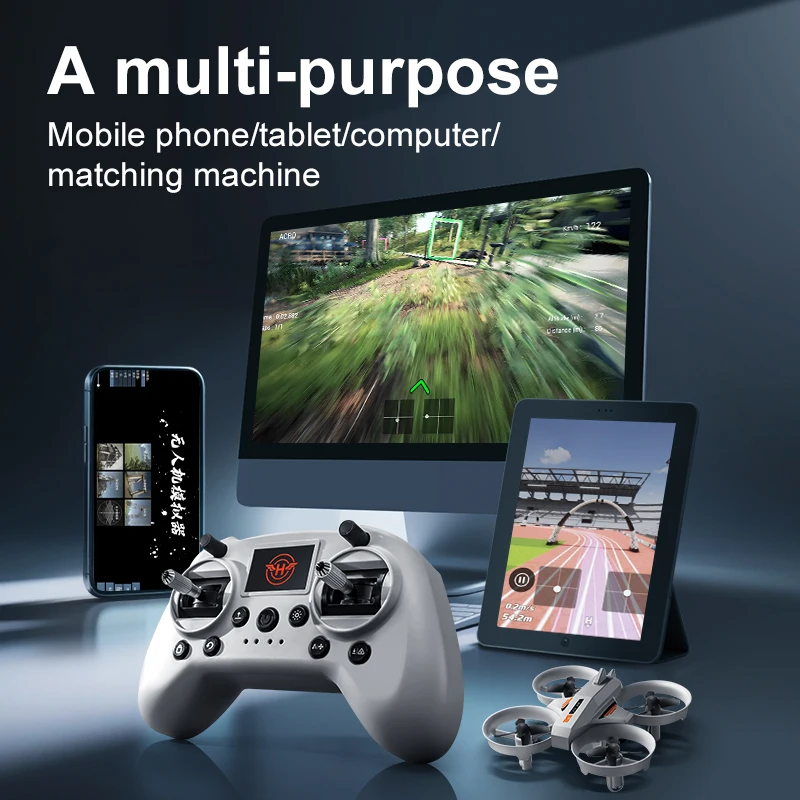 Mini S2 Drone RC Simulatore di volo Telecomando DRL AI Drone FPV Alte fissa hover Stunt Roll Drone Simulatore di volo giocattolo