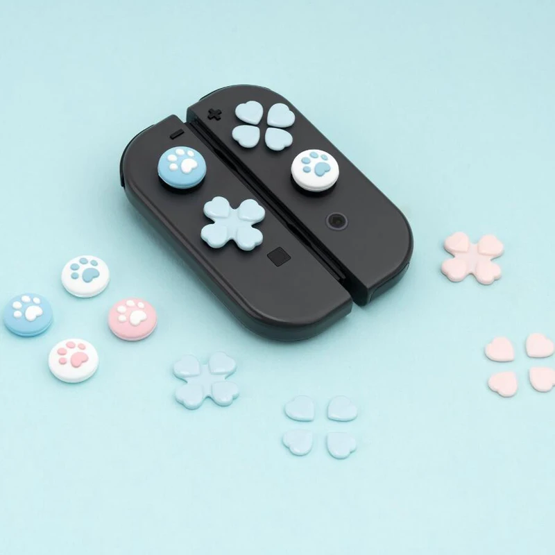 Наклейка для джойстика ABXY X, D-pad Move Cross Direction, для Nintendo Switch, Joy-con, кожаный чехол