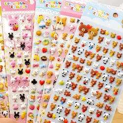 DIY Cute Stickers Scrapbooking Cartoon Animal Foam 3D Bubble Stickers Stationery Sticker for kids Diary Album Stick Label Gift