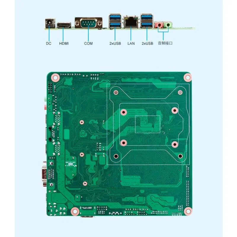 Applicable to ITX motherboard Ultra5/7 125/255H office and home mini high computing power industrial control host