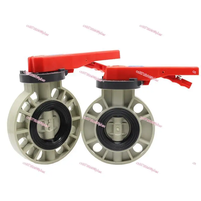 Butterfly Valve High Temperature Resistant Acid and Alkali Resistant Plastic Valve