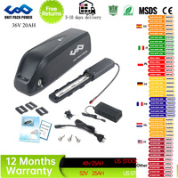 Hailong Ebike Battery 48V 36V 20Ah 14.4Ah 52vLithium 21700 E bike Electric Bicycle Batteries for 1000W 250W 350W 500W 750W