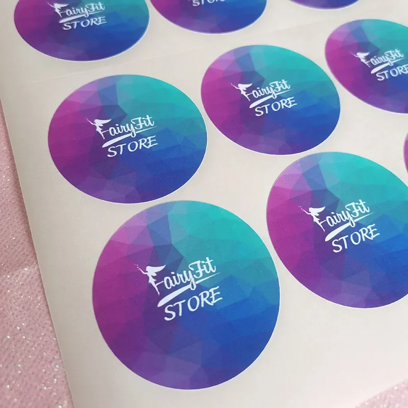 3.5/4.5/6cm Custom Sticker Round Seal Label Mutifunction DIY Customized LOGO Sticker Decorative Gifts Package Labels for Baking