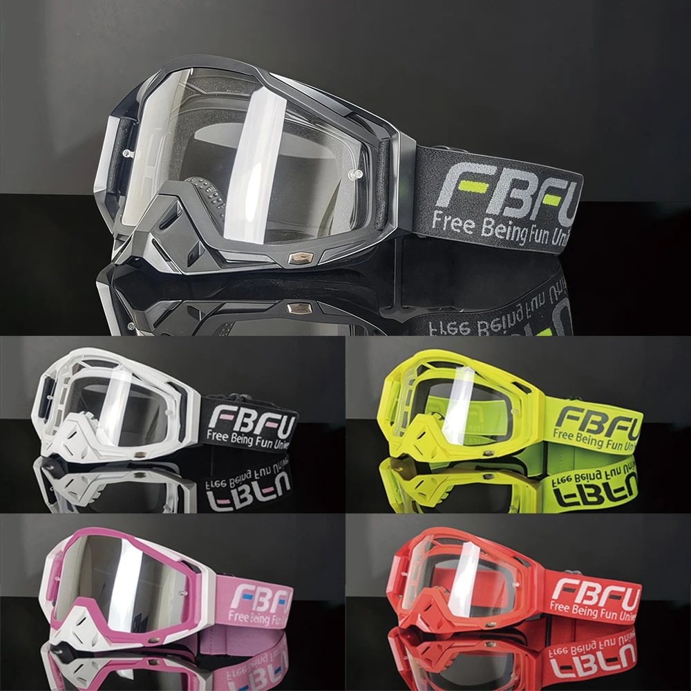 

FBFU Fashion Outdoor Sports Glasses HD Sports Goggles Windproof Dustproof Breathable Unisex Cycling Accessories ATV Riding