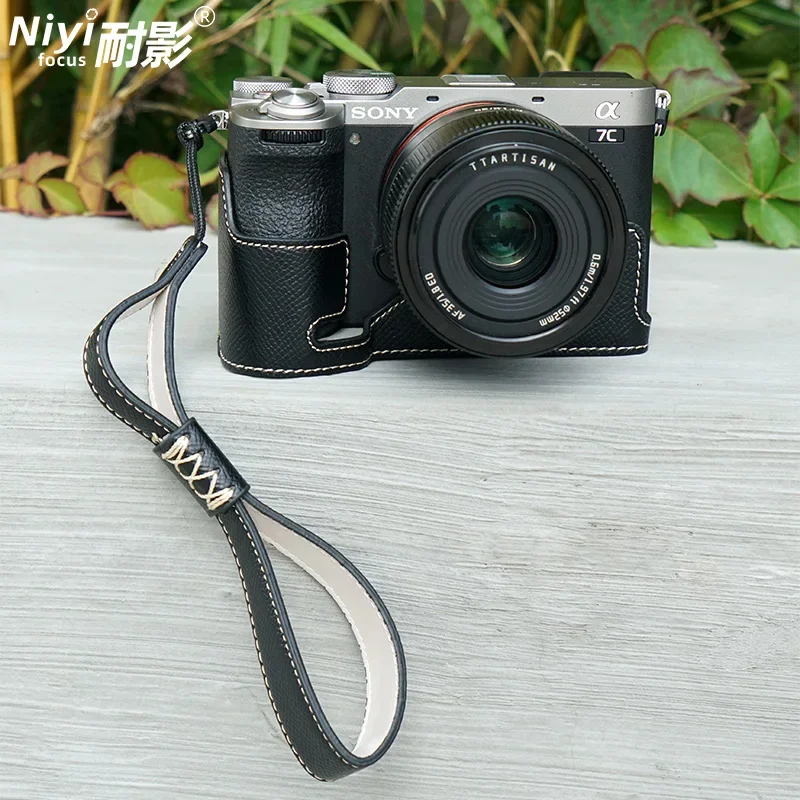 Основа для камеры, искусственная кожа для Sony A7CII A7C2