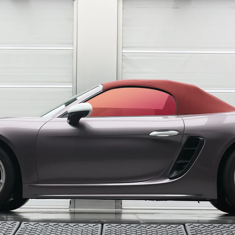 YC-11 로즈 레드 색상 자동차 앞유리 틴트 필름 / 75% VLT 카멜레온 컬러풀 틴트 윈도우 필름 / 카멜레온 자동차 윈도우 틴트 필름