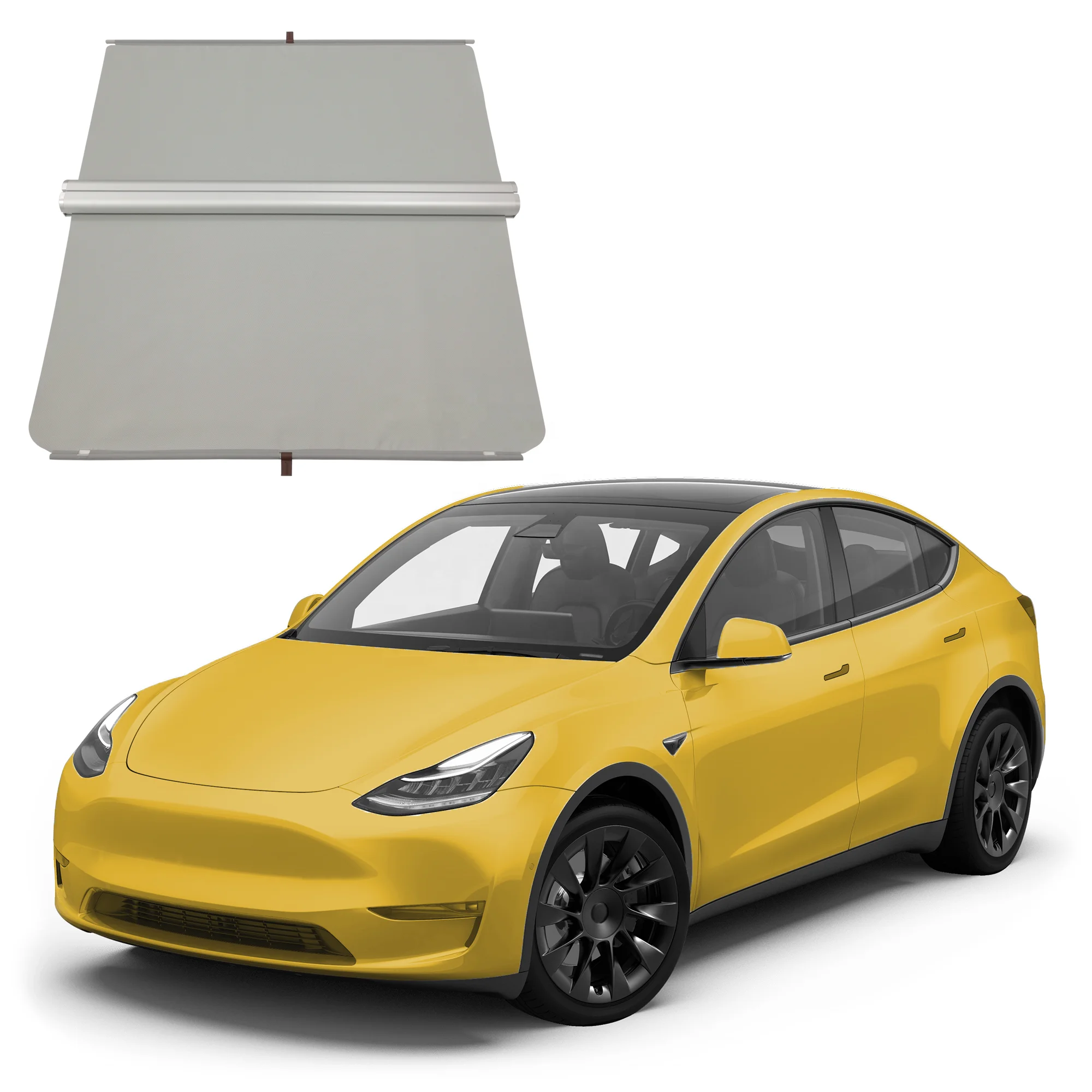 

Chinese Factory Price High Quality Panoramic Sunroof Car Accessories Car Curtain Sunroof Sunshade Only Fit for Model Y