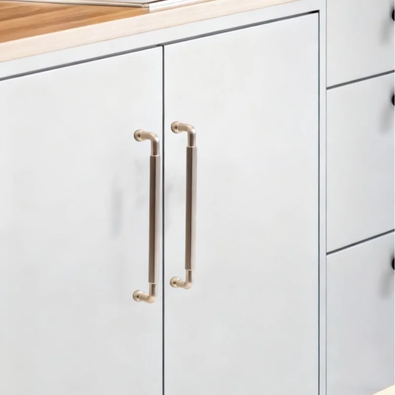 Zinc Alloy Furniture Cabinet Handles Drawer Pulls Kitchen Cupboard Door Handles Hole Center 96/128/160/192mm Home Accessories