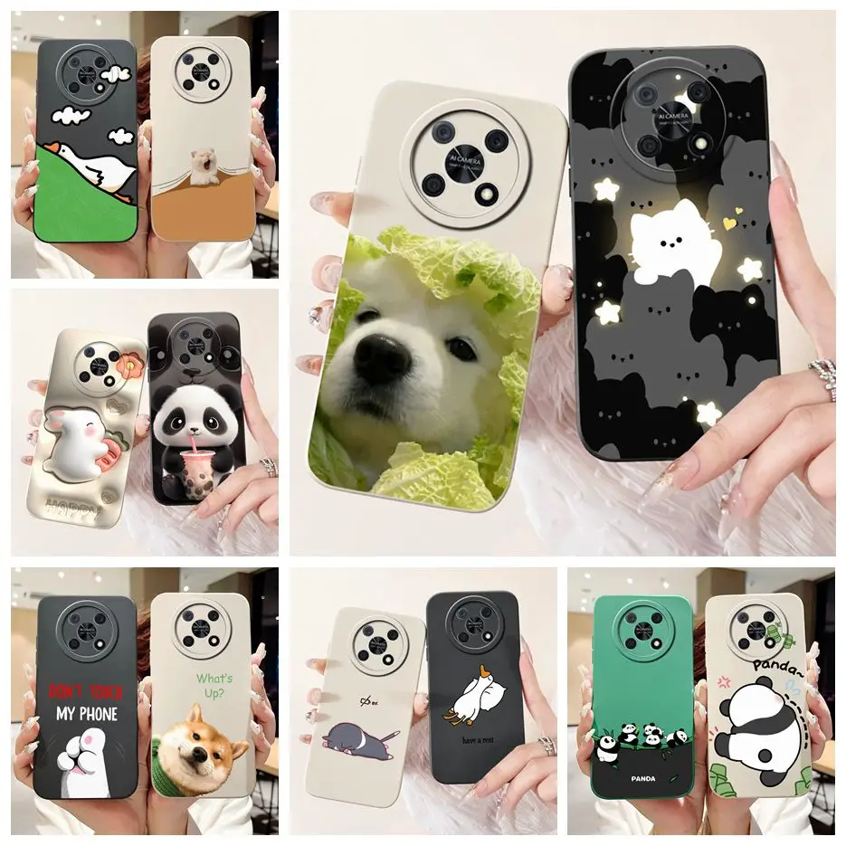 For Huawei Nova Y90 Case CTR-LX2 CTR-LX1 Cute Dog Cartoon Cover Soft Silicone Phone Case For Huawei Nova Y90 NovaY90 Fundas Capa