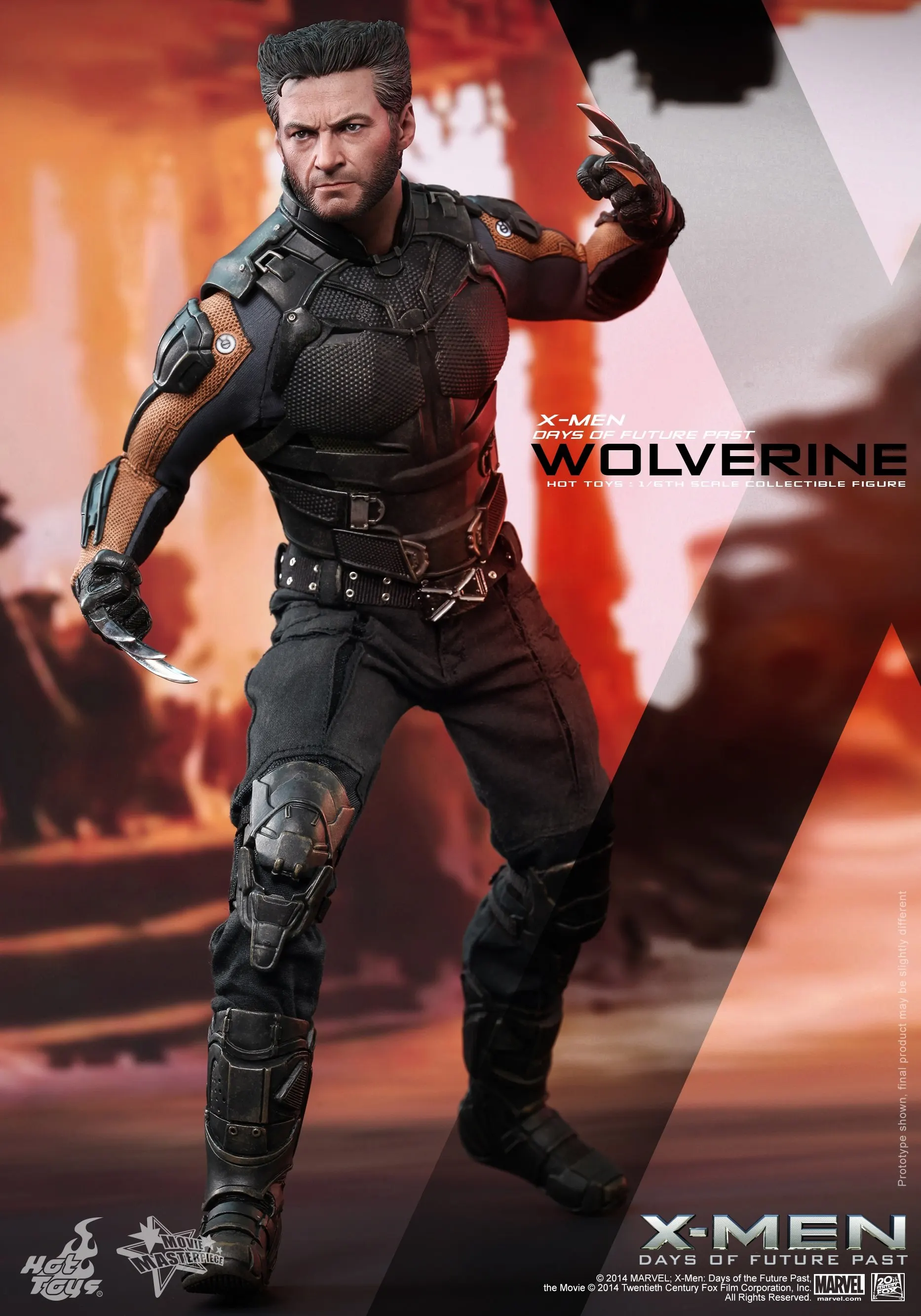 ホットトイズ ムービー マスターピース 1/6 スケール マーベル ウルヴァリン X-メン デイズ オブ フューチャー パスト コレクタブル アクションフィギュア MMS264