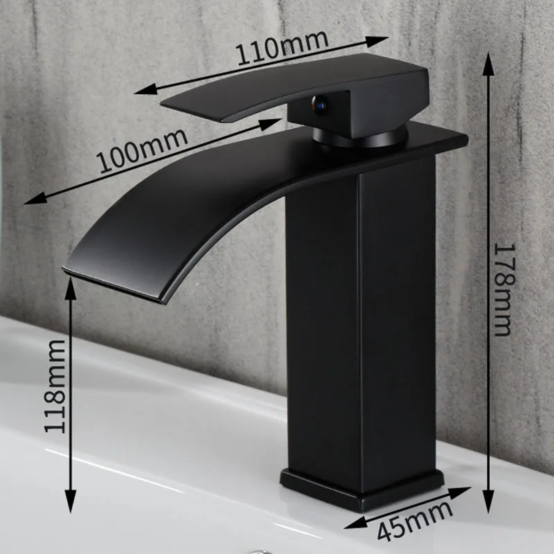 Bathroom Basin Faucet Hot Cold Water Mixer Taps Wash Basin Countertop Installation House Decoration Hardware Accessories