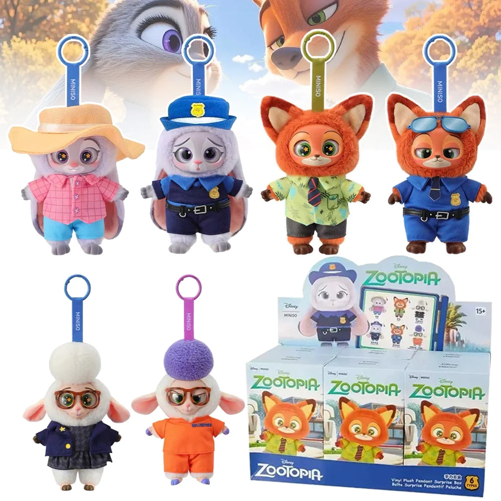 

Zootopia слепая коробка милый Ник Джуди фигурка плюшевая виниловая кукла загадочная коробка аниме фигурки мультфильм коллекция модель игрушки