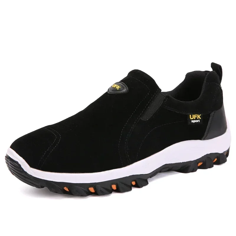 Unbranded Men's Outdoor Hiking Loafers Black 38-50 3