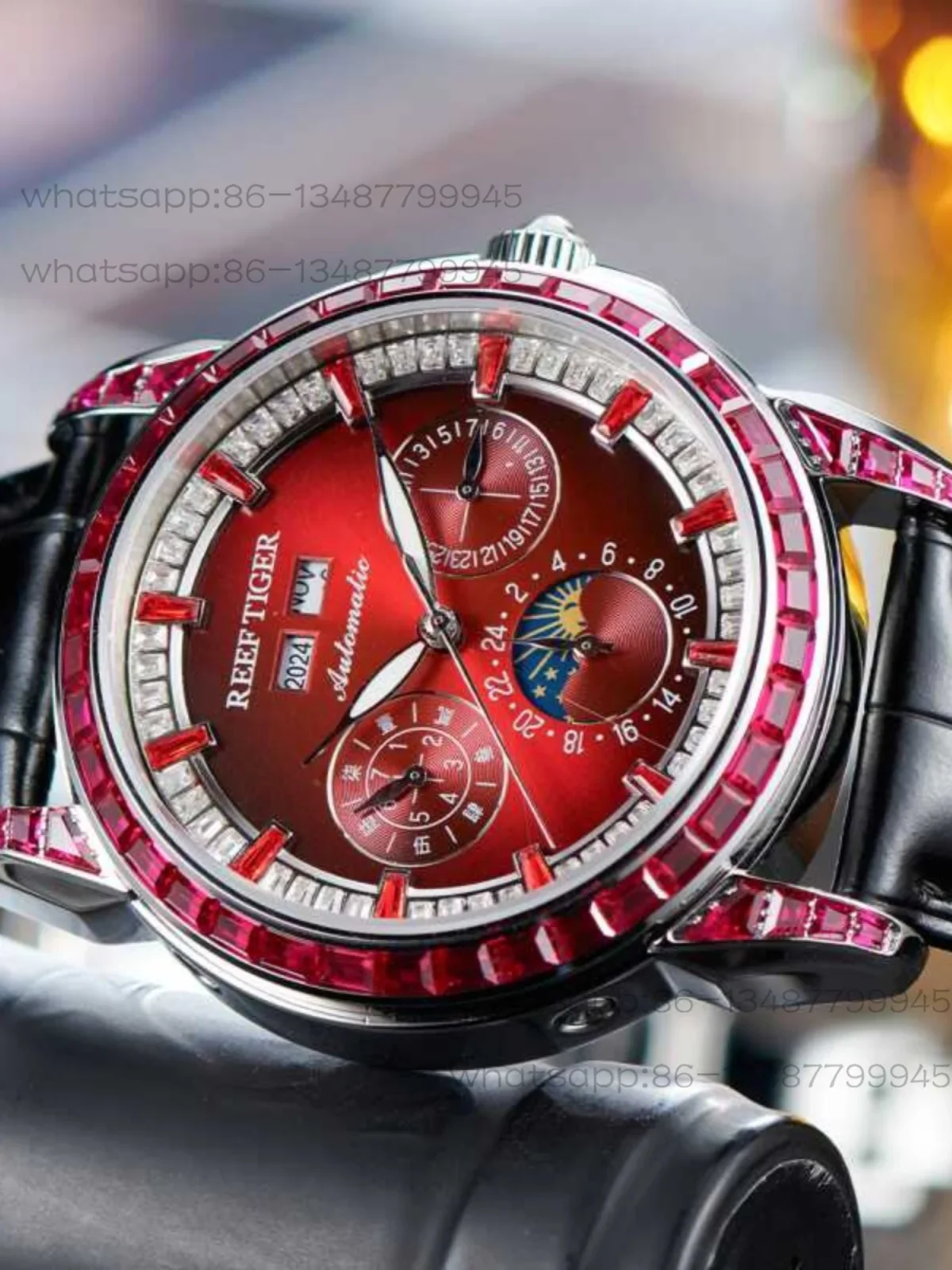 

Fully Automatic Mechanical Fashion Diamond-encrusted High-end Genuine Brand Luminous Waterproof Watch Top Ten