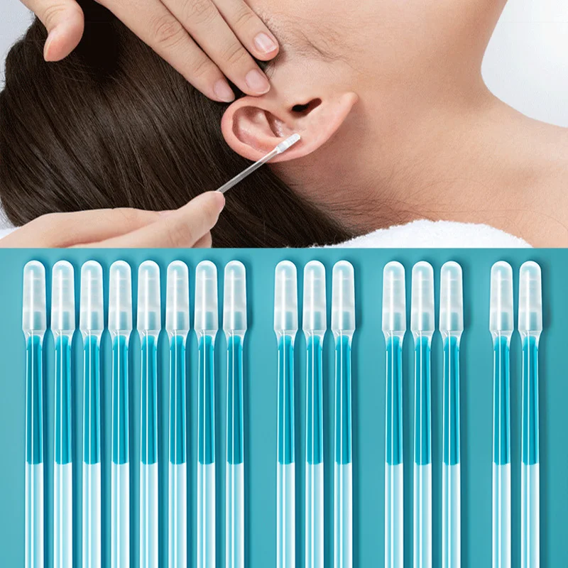 24Pcs/Box Disposable Silicone EarWax Remover sticky ear pick For Kids Olders Adult S/L Ear Cleaner Reusable Adhesive Earpick image 3