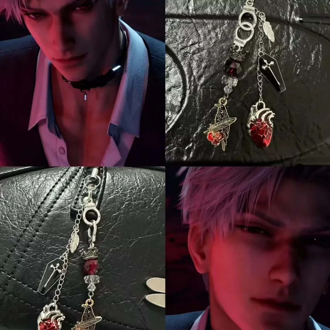 

【 Unguarded Forbidden Zone 】 Love and Deep Space Qin Che Impression Mobile Phone Chain Lanyard Handmade Beaded Pendant