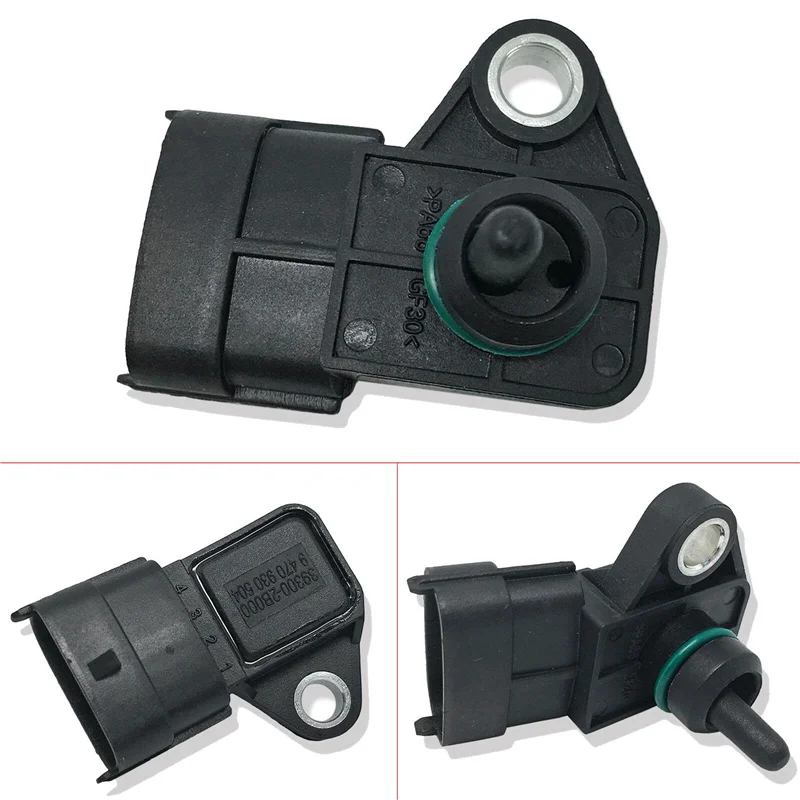 2X 39300-2B000 MAP Sensor Manifold Air Pressure Sensor For HYUNDAI Accent Sonata Tucson Kia Forte Optima Rio 1.6L 2.0L