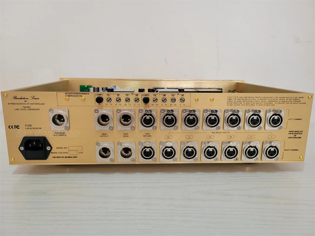 FM ACOUSTICS FM268C Схема истинного баланса ARC Схема HIFI Усилитель Высококачественный предусилитель FM268C