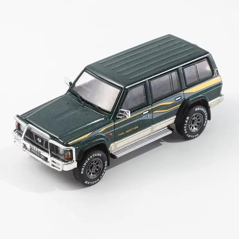 Pre-Order Tule 4th Generation Nissan Patrol Y60 Off-Road Vehicle Suv Shadow Pro 1:64 Alloy Car Model Gifts-Shipped In January